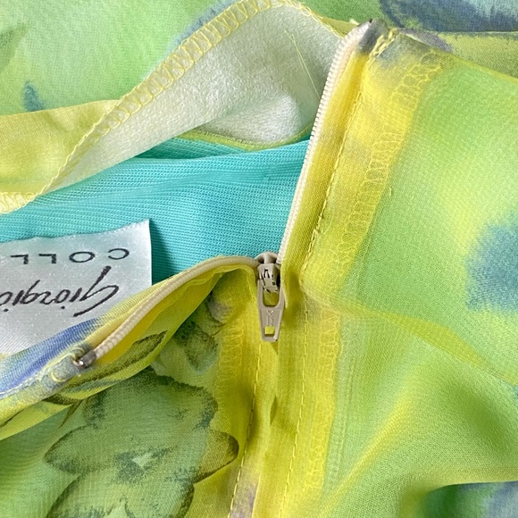 Giorgio Fiorlini Women's Green Floral Print Lace Skirt - 4 - Pre-owned - Picture 5 of 7